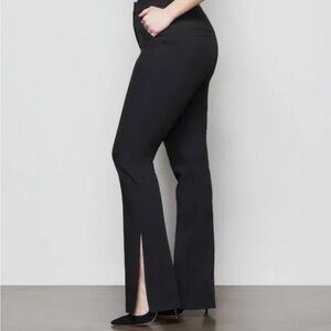 Good American Black Side Slit Flared Pants Women’s Size 10/30